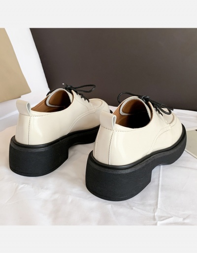 Replica British Style Round Toe Lace Up Leather Shoes #797815 $25.76 USD for Wholesale