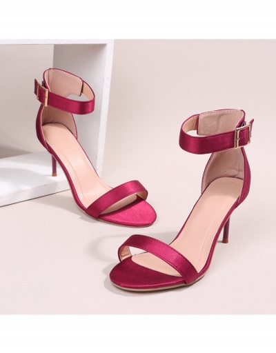 Replica Sexy Women Satin High Heel Stiletto Sandals #797831 $22.23 USD for Wholesale