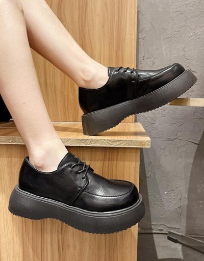 Replica British Style Platform Shoes #797841 $21.13 USD for Wholesale