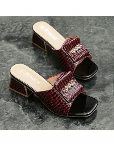 Replica Fashion Casual Simple Slip On Heels Sandals #797862 $23.11 USD for Wholesale