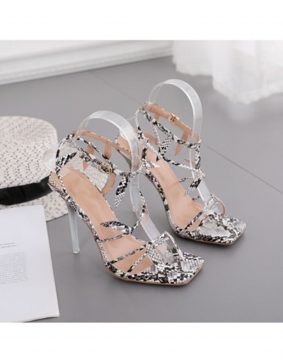 Sexy Snake Printed Stiletto  Ankle Strap Heels  #797874 $38.32 USD, Wholesale Fashion Heels