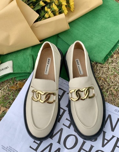 British Style Round Toe Slip-On Shoes Women #797880 $46.18 USD, Wholesale Fashion Flats