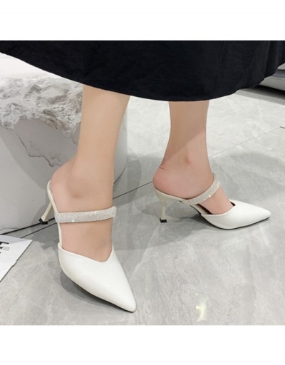 Replica  Fashion Rhinestone Pointed Toe Women's High Heels #797890 $21.65 USD for Wholesale