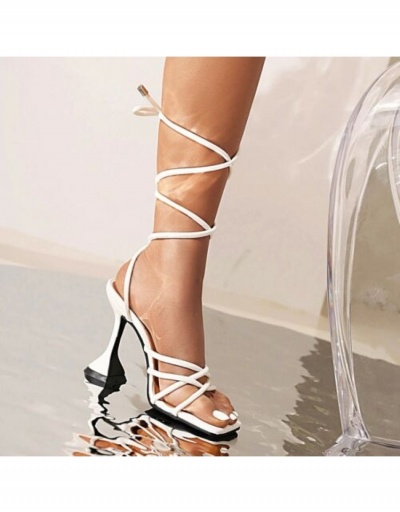 Replica Goblet Heel Bandage Summer Sandals For Women #797915 $26.07 USD for Wholesale