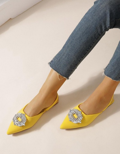 Street Patchwork Point Toe Flats For Women #797926 $29.71 USD, Wholesale Fashion Flats