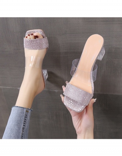 Replica Fashion Slip On Heels Slippers For Women #797927 $21.97 USD for Wholesale