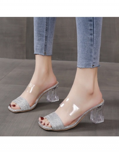 Replica Fashion Slip On Heels Slippers For Women #797927 $21.97 USD for Wholesale