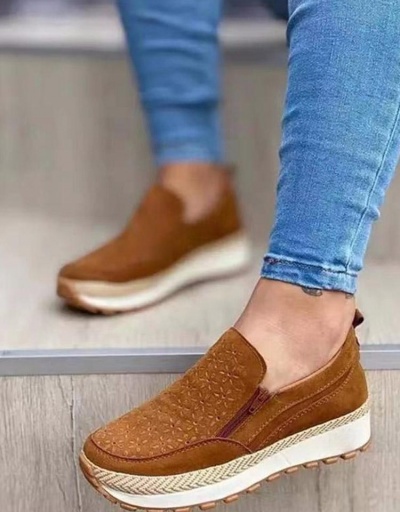 Replica Round Toe Casual Rubber Soles Slip On Shoes #797951 $28.65 USD for Wholesale