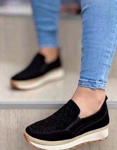 Replica Round Toe Casual Rubber Soles Slip On Shoes #797951 $28.65 USD for Wholesale