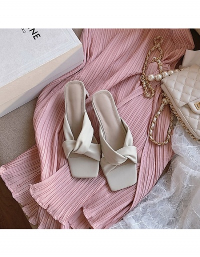  Summer Fashion Square Toe Chunky Sandals Heels #797975 $22.52 USD, Wholesale Fashion Heels