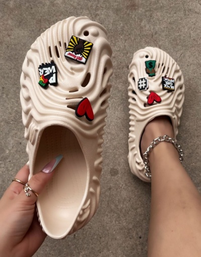  Summer Beach Style Hollowed Out Sandals With Ornaments #797976 $21.28 USD, Wholesale Fashion Sandals