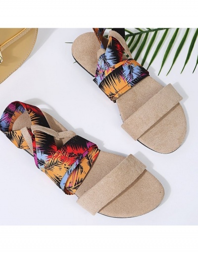 Replica  Fashion Bandage Crisscross Flat Sandals #797985 $17.33 USD for Wholesale