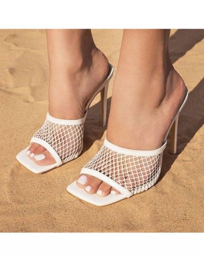  Sexy Gauze Hollow Out Fashion Women's Slip On Heels #797993 $20.03 USD, Wholesale Fashion Heels