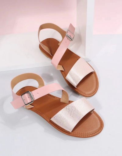 Replica Casual Summer Contrast Color Sandals For Women #798048 $21.06 USD for Wholesale