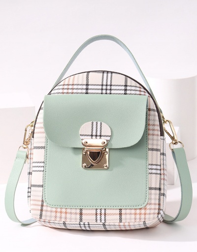 Replica Korean Fashion Preppy Style Contrast Color Backpack #798058 $6.89 USD for Wholesale