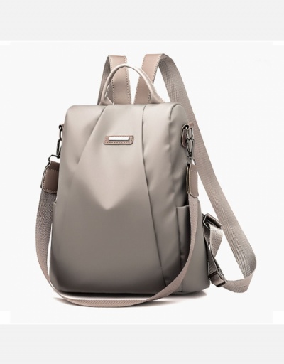  Fashion Pure Color Korean Style Backpacks #798066 $12.74 USD, Wholesale Fashion Backpacks