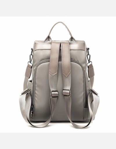 Replica  Fashion Pure Color Korean Style Backpacks #798066 $12.74 USD for Wholesale