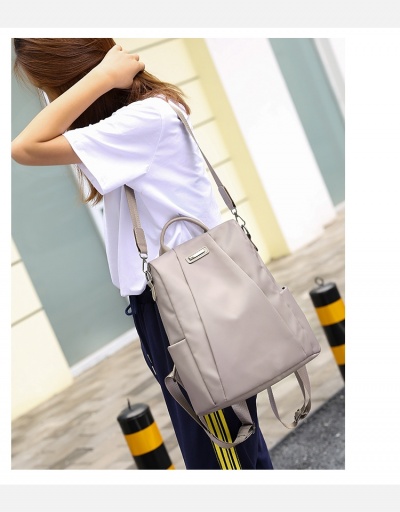 Replica  Fashion Pure Color Korean Style Backpacks #798066 $12.74 USD for Wholesale