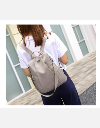 Replica  Fashion Pure Color Korean Style Backpacks #798066 $12.74 USD for Wholesale