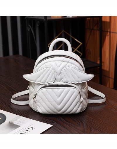  Women's PU Leisure Travel Solid Color Backpacks #798072 $33.91 USD, Wholesale Fashion Backpacks