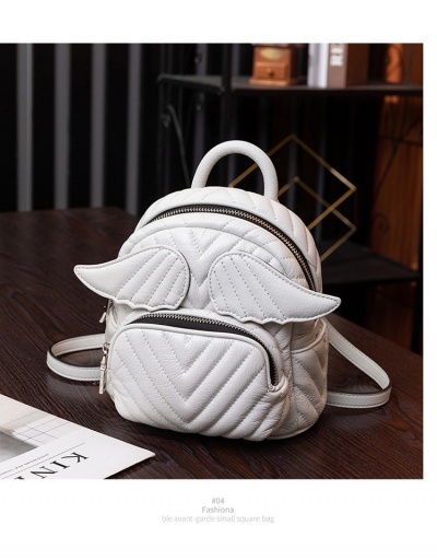 Replica  Women's PU Leisure Travel Solid Color Backpacks #798072 $33.91 USD for Wholesale