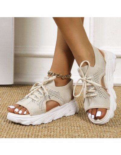 Replica Summer Hollow Out  Sandal Shoes For Women #798075 $18.70 USD for Wholesale