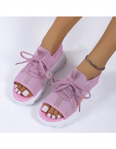 Replica Summer Hollow Out  Sandal Shoes For Women #798075 $18.70 USD for Wholesale