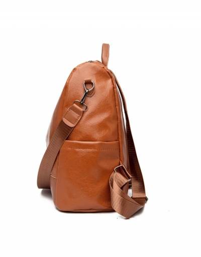 Replica  PU Korean Style Dual Shoulder Straps Women's Backpack #798088 $19.11 USD for Wholesale