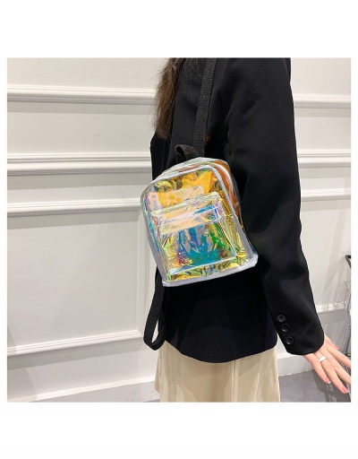 Replica  PVC Transparent Fashion Women's Backpack #798090 $12.85 USD for Wholesale