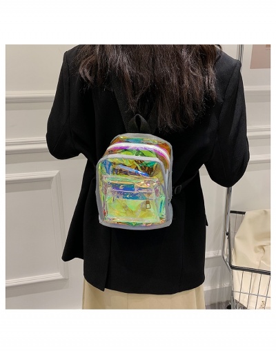 Replica  PVC Transparent Fashion Women's Backpack #798090 $12.85 USD for Wholesale