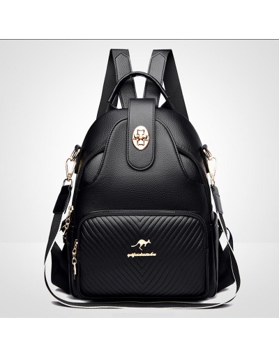 Travel Women Black Patch Backpack For School #798092 $33.25 USD, Wholesale Fashion Backpacks