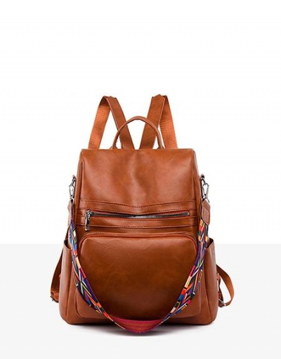 PU Leather Large Capacity School Travel Backpack  #798094 $21.84 USD, Wholesale Fashion Backpacks