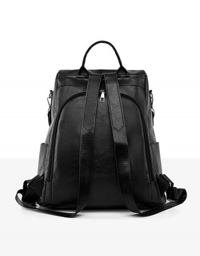 Replica PU Leather Large Capacity School Travel Backpack  #798094 $21.84 USD for Wholesale