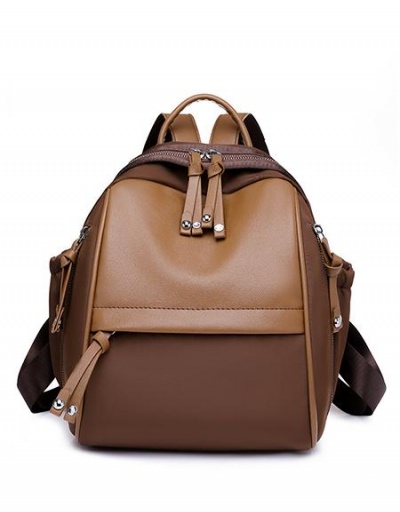 Replica Travel Pure Color Oxford Backpack For Women #798096 $20.28 USD for Wholesale