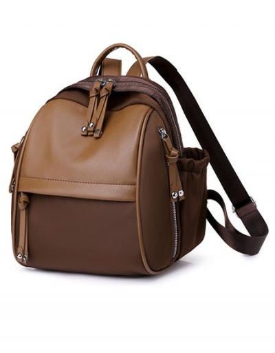 Replica Travel Pure Color Oxford Backpack For Women #798096 $20.28 USD for Wholesale