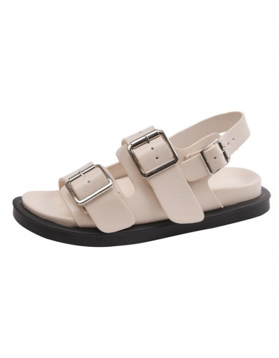 Replica  Roman Style Buckle Belt Sandals #798097 $22.25 USD for Wholesale