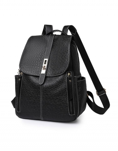 Replica Trendy Ladies Black Large Travel Backpacks #798100 $19.50 USD for Wholesale