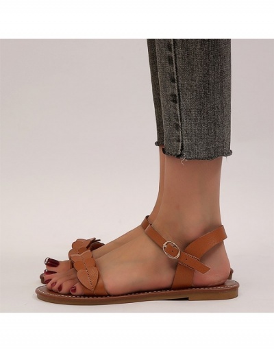 Replica  Summer Casual Pure Color Flat Sandals For Women #798102 $20.02 USD for Wholesale