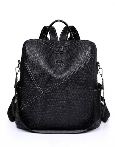 Travel  Large Capacity Black Backpack For School #798107 $22.82 USD, Wholesale Fashion Backpacks