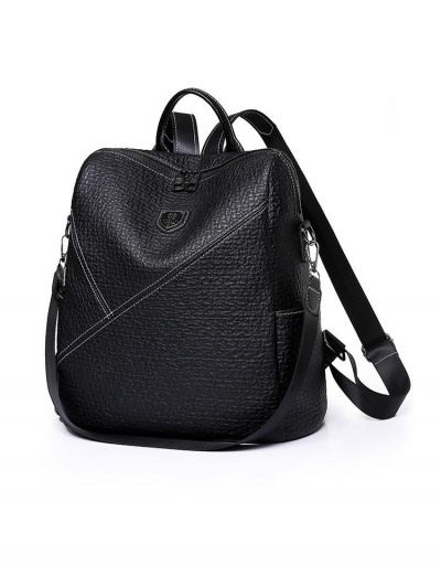 Replica Travel  Large Capacity Black Backpack For School #798107 $22.82 USD for Wholesale