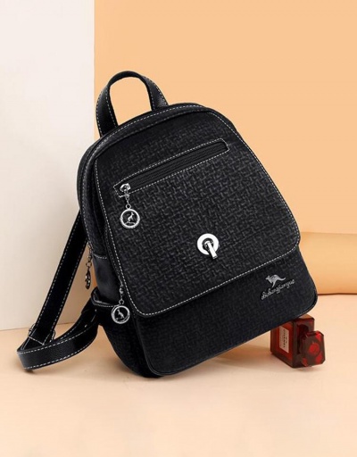 Replica Travel Women Black Backpack For School #798108 $33.25 USD for Wholesale