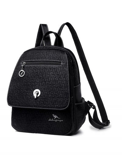 Replica Travel Women Black Backpack For School #798108 $33.25 USD for Wholesale