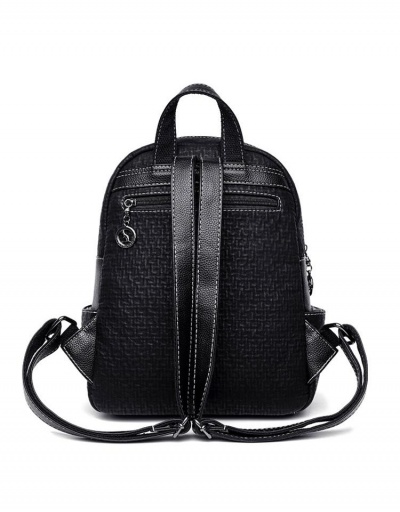 Replica Travel Women Black Backpack For School #798108 $33.25 USD for Wholesale