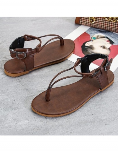 Replica  Roman Style Summer Flat Sandals #798122 $18.59 USD for Wholesale