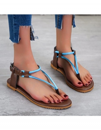 Replica  Roman Style Summer Flat Sandals #798122 $18.59 USD for Wholesale