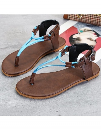 Replica  Roman Style Summer Flat Sandals #798122 $18.59 USD for Wholesale