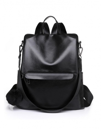 Replica Travel Large Capacity Black Backpack For Student #798123 $22.26 USD for Wholesale