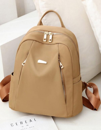 Travel  Oxford Solid Backpack For School #798125 $21.25 USD, Wholesale Fashion Backpacks