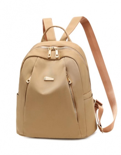 Replica Travel  Oxford Solid Backpack For School #798125 $21.25 USD for Wholesale