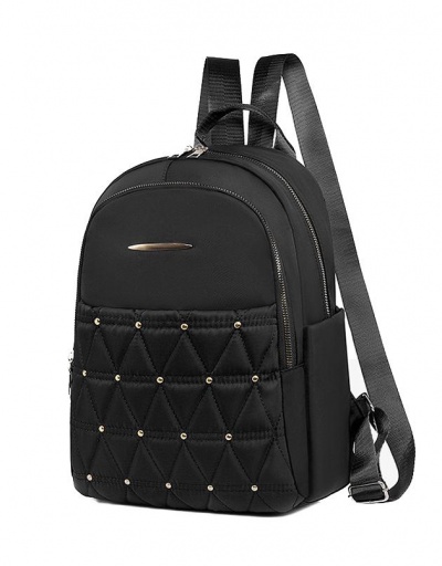 Replica Korean Style Black Travel  Oxford Backpack For Women #798127 $17.88 USD for Wholesale